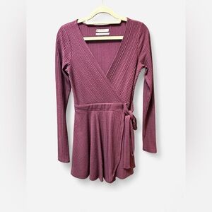 Urban Outfitters Ribbed Wrap Skort